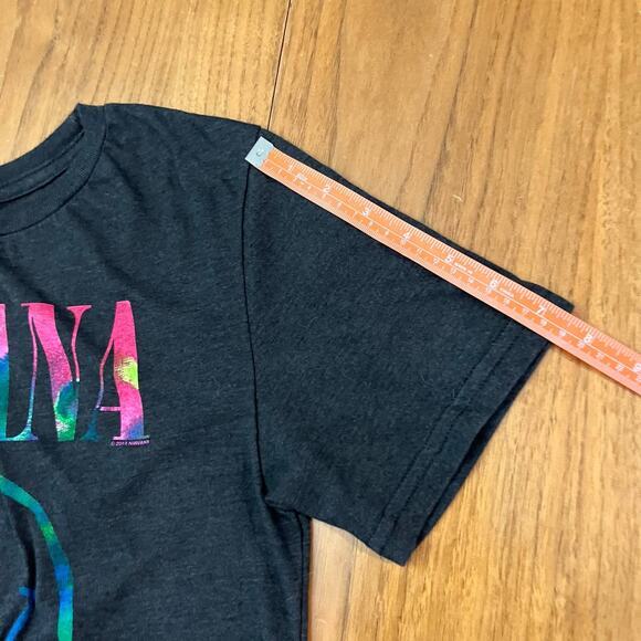 Nirvana Shirt Size M Smiley Happy Face Band Tee Neon Tie Dye - Picture 7 of 7